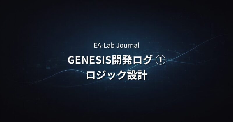 EAはこうやって作られる | GENESIS開発ログ① ロジック設計
