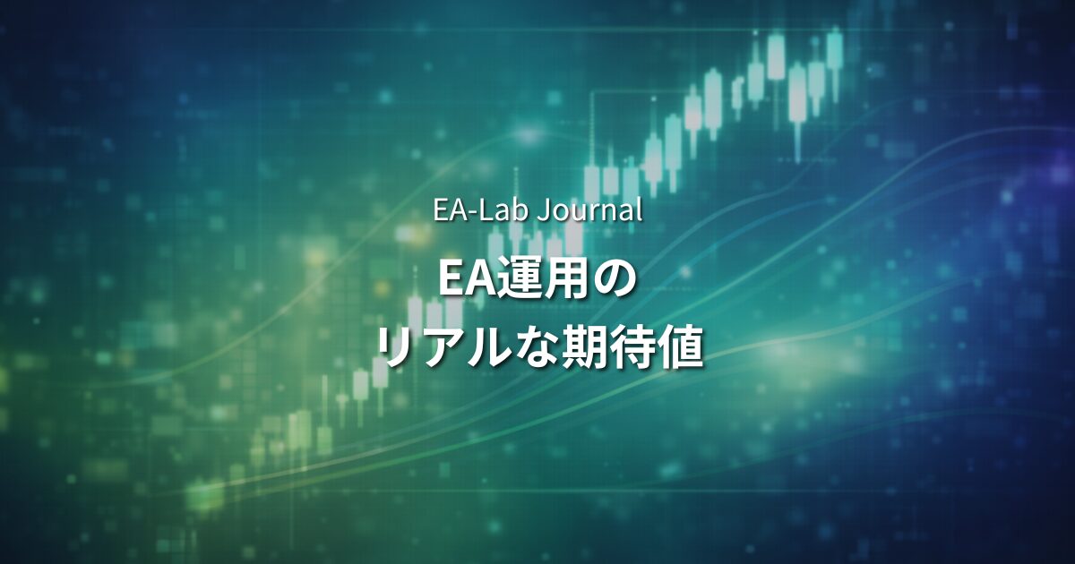 月利10％は現実的か？EA運用のリアルな期待値
