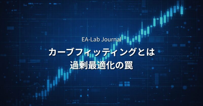カーブフィッティングとは？EAバックテストで絶対に避けるべき最適化の罠