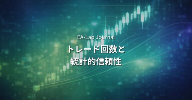 EAで月に何回トレードすれば十分か？取引頻度と統計的信頼性の関係